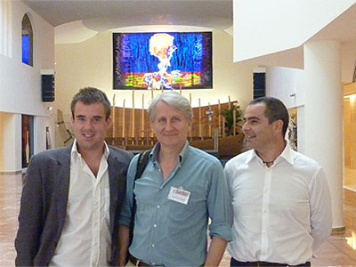 Dr. Maurizio de Pellegrin und seine Mitarbeiter