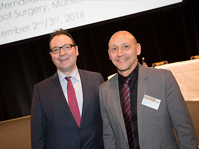 Zwei der diesjährigen Kongresspräsidenten: Dr. Schraeder und Dr. Först, auf dem Bild fehlt Dr. Frank Mattes.