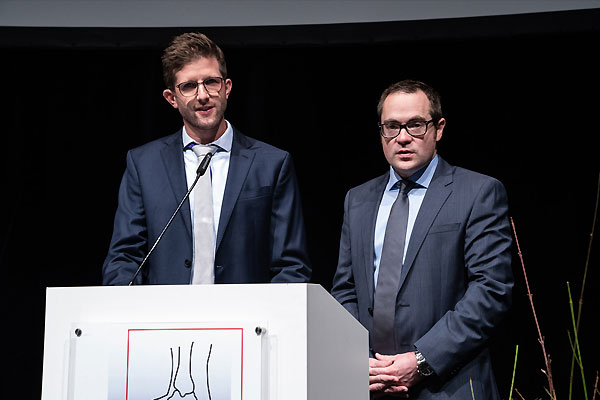 Die Kongresspräsidenten Dr. Sebastian Altenberger und Dr. Matthias Walcher